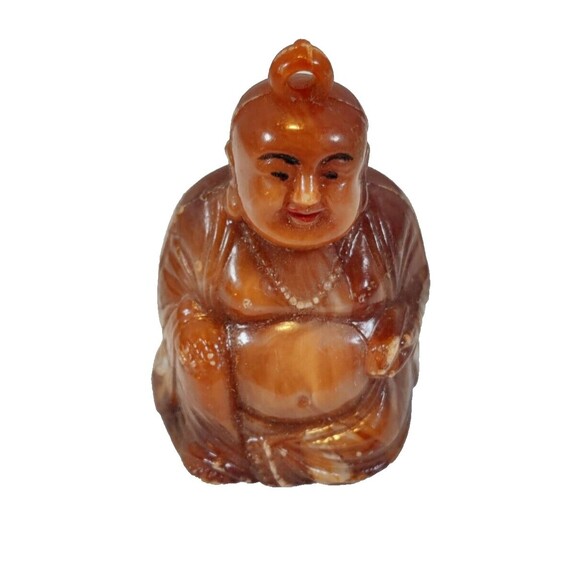 Rare Vintage Buddha Pendant /Good Luck Piece Bakelite-Very Cool - Picture 1 of 9